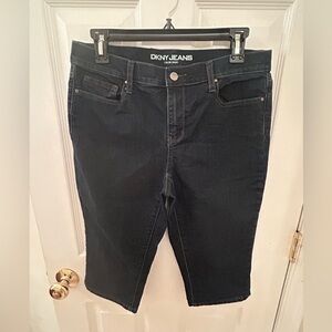 DKNY Jeans Dark Denim Shorts